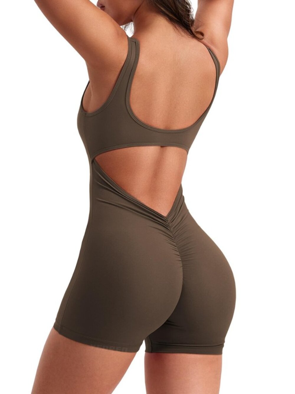 CoreFlex Women One Piece Workout Jumpsuits Backless Yoga Romper
